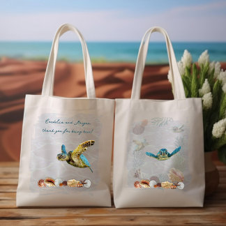 Trouwgunsten Zakken Voor Hotel Zeeschildpadden Tote Bag