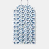 Trouwgunstlabels Watercolor Bloemen Cadeaulabel (Achterkant)