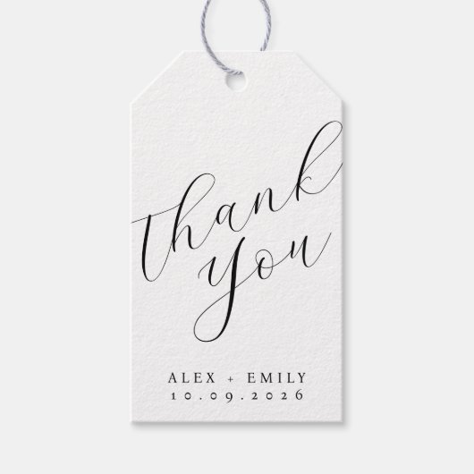 Trouwgunsttag | Minimalistisch Cadeaulabel (Voorkant)