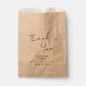 Trouwgunstzakken in а moderne stijl. bedankzakje (Voorkant)