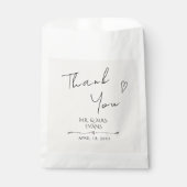 Trouwgunstzakken in а moderne stijl. bedankzakje (Voorkant)