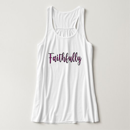 Trouwhartig Tanktop (Design voorkant)