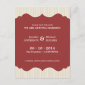 Trouwhartjes - Grappige Save the Date uitnodiging (Achterkant)