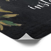 trouwhashtag-instagramteken poster (Hoek)