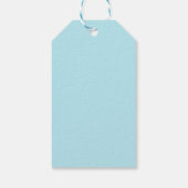 Trouwhemel, Tennis Bruiloftsfeest Cadeaulabel (Achterkant)