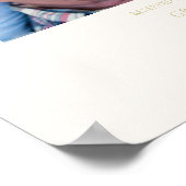 Trouwherdenking Gereserveerde Stoel Geliefde Perso Poster (Hoek)