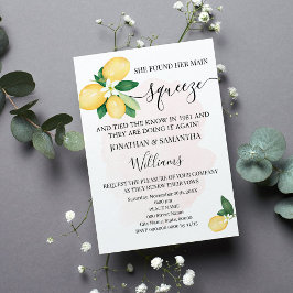 Trouwherdenking Huwelijk Roze Citroenen Kaart