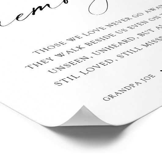 Trouwherdenking Poster (Hoek)