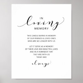 Trouwherdenkingsteken Levendig Schrift Poster