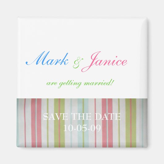 Trouwherinneringsmagneet Magneet (Voorkant)