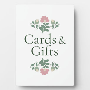 Trouwhuwelijkskaart & Geschenkbord Fotoplaat
