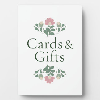 Trouwhuwelijkskaart & Geschenkbord Fotoplaat