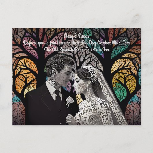 Trouwideeën en Cadeaus Aankondigingskaart (Voorkant)