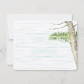 Trouwitinerarium aan het meer kaart (Achterkant)