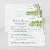 Trouwitinerary Meer Kaart (Voorkant / Achterkant)