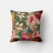 Trouwjubileum ELK - Vintage ROZEN Custom Kussen (Achterkant)