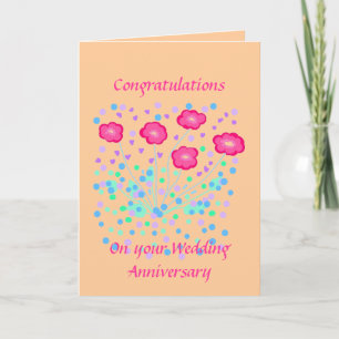 Trouwjubileum felicitaties kaart