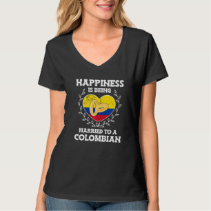 Trouwjubileum Getrouwd Met Een Colombiaanse Vrouw  T-shirt
