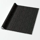 Trouwjubileum Gouden Glitter Cadeaupapier (Uitgerold)