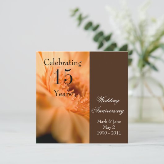 Trouwjubileum Kaart (Staand voorkant)