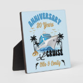 Trouwjubileum Koppel Cruise Fotoplaat (Voorkant)