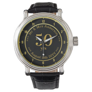 Trouwjubileum / Pensioen Aangepast Merk  Horloge