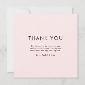 Trouwjubileum Trouwkaart Bedankkaart Goud en Roze (Achterkant)