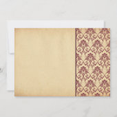 Trouwjubileum uitnodigingen in vintage stijl - 2 f (Achterkant)