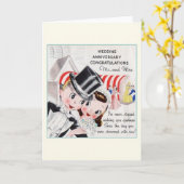 Trouwjubileum Verjaardagskaart Kaart (Gele Bloem)