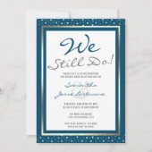 Trouwjubileum We Still Do Elegant Goud Kaart (Voorkant)