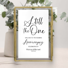 Trouwjubileum Welkomstbord 'Still The One' Poster