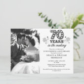 Trouwjubileumfoto 'In The Making' 70 jaar Kaart (Staand voorkant)