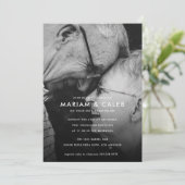 Trouwjubileumviering foto van koppel kaart (Staand voorkant)