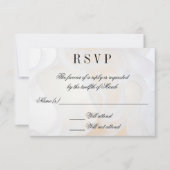 Trouwjurk achtergrond - RSVP Kaart (Voorkant)