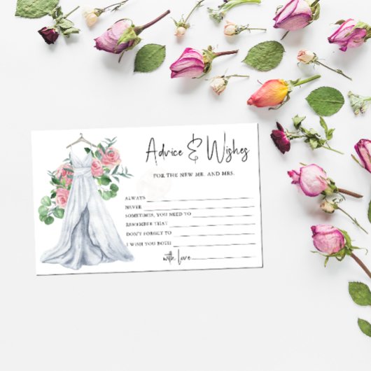 Trouwjurk - advies en wensen bruidsfeest briefpapier