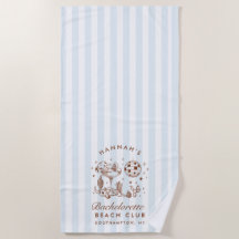 Trouwjurk Blauw & Bruin Retro Moderne Strandhanddo