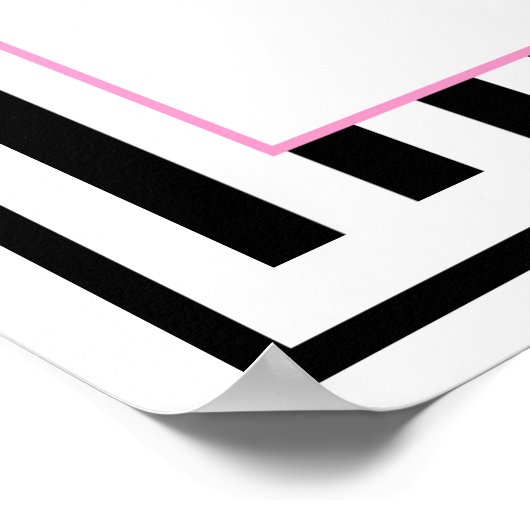 Trouwjurk Bruid Dames Bruiloft Aftellen Feest Poster (Hoek)