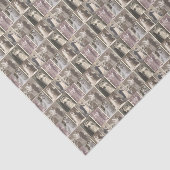 Trouwjurk Bruid en Bruidegom Collage Tissuepapier (Detail)