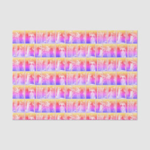 Trouwjurk Bruid en Bruidegom Regenboog Vintage Tissuepapier