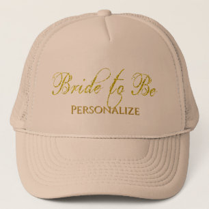 Trouwjurk bruid te worden bruiloft  trucker pet