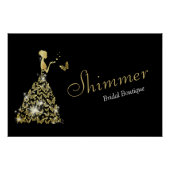 Trouwjurk bruids boetiek bedrijf perfect poster (Voorkant)