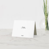 Trouwjurk Bruidsfeest Bedankkaart Lace & Pearl (Achterkant)