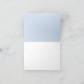 Trouwjurk Bruidsfeest Dank Je Kaart (navy) (Binnen)