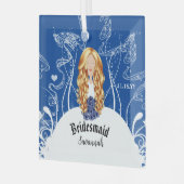 Trouwjurk Bruidsmeisje Kerst Ornament (Voorkant links)