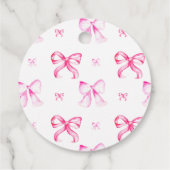 Trouwjurk Bruiloft Bridal Shower Aangepast Bedankjes Labels (Achterkant)