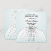 Trouwjurk Butterflies Vrijgezellenfeest Kaart (Voorkant / Achterkant)