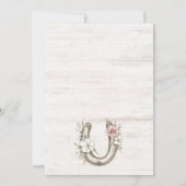 Trouwjurk Cowgirl Boots Bachelorette Party Kaart (Achterkant)