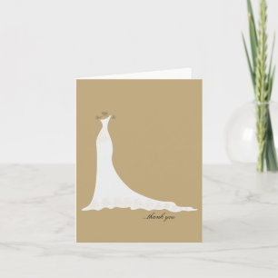 Trouwjurk Dank Je Kaarten {Goud}