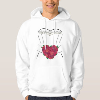 Trouwjurk , Eenvoudige Huwelijks Bruidsdouche Hoodie