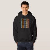 Trouwjurk en Bruidegom Getting Ready Bruid & Bruid Hoodie (Voorkant volledig)